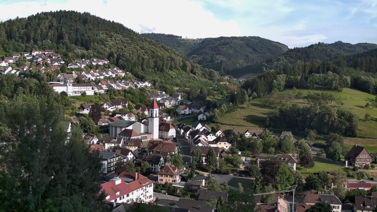 Dieses Bild zeigt eine Webcam-Aufnahme von Ottenhöfen, aufgenommen am Montag, den 29.06.2026 um 19:30 Uhr
