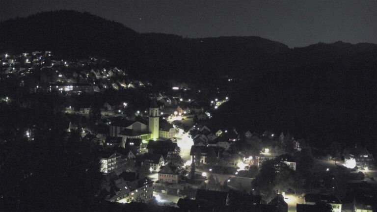 Dieses Bild zeigt eine Webcam-Aufnahme von Ottenhöfen, aufgenommen am Montag, den 21.09.2026 um 22:30 Uhr