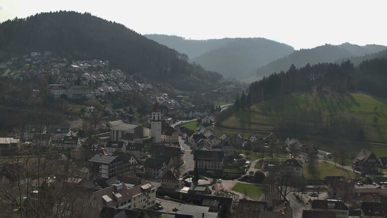 Dieses Bild zeigt eine Webcam-Aufnahme von Ottenhöfen, aufgenommen am Montag, den 09.03.2026 um 12:00 Uhr