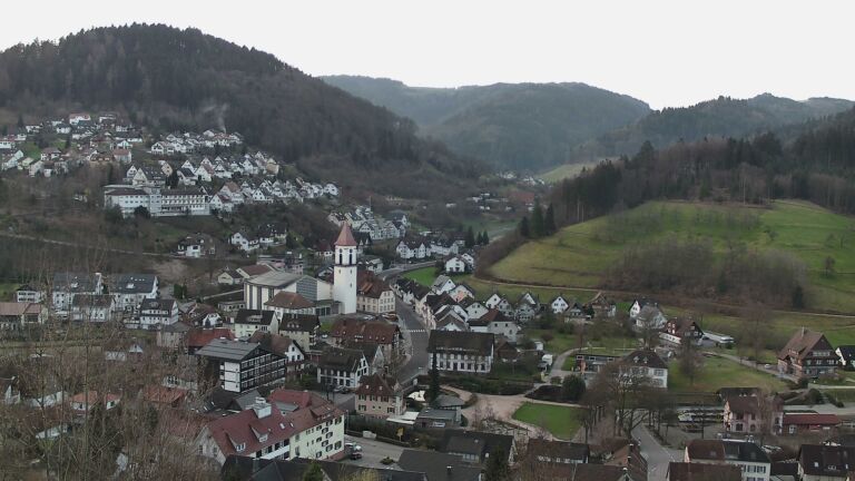 Dieses Bild zeigt eine Webcam-Aufnahme von Ottenhöfen, aufgenommen am Sonntag, den 08.03.2026 um 07:20 Uhr