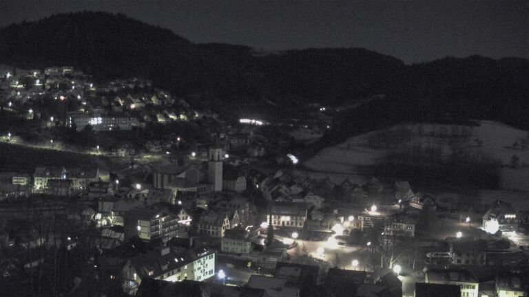 Dieses Bild zeigt eine Webcam-Aufnahme von Ottenhöfen, aufgenommen am Mittwoch, den 31.12.2025 um 02:00 Uhr