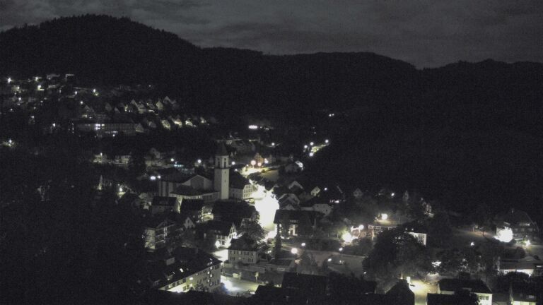 Dieses Bild zeigt eine Webcam-Aufnahme von Ottenhöfen, aufgenommen am Dienstag, den 01.09.2026 um 01:00 Uhr