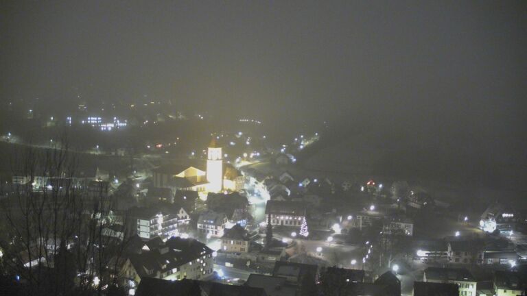 Dieses Bild zeigt eine Webcam-Aufnahme von Ottenhöfen, aufgenommen am Montag, den 29.12.2025 um 17:50 Uhr