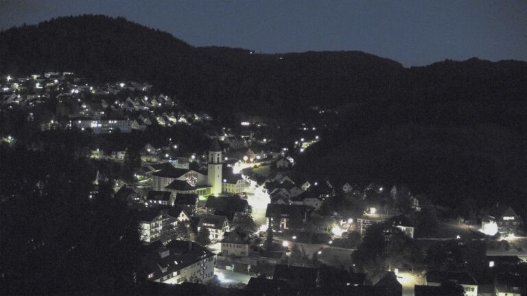 Dieses Bild zeigt eine Webcam-Aufnahme von Ottenhöfen, aufgenommen am Montag, den 07.09.2026 um 20:50 Uhr