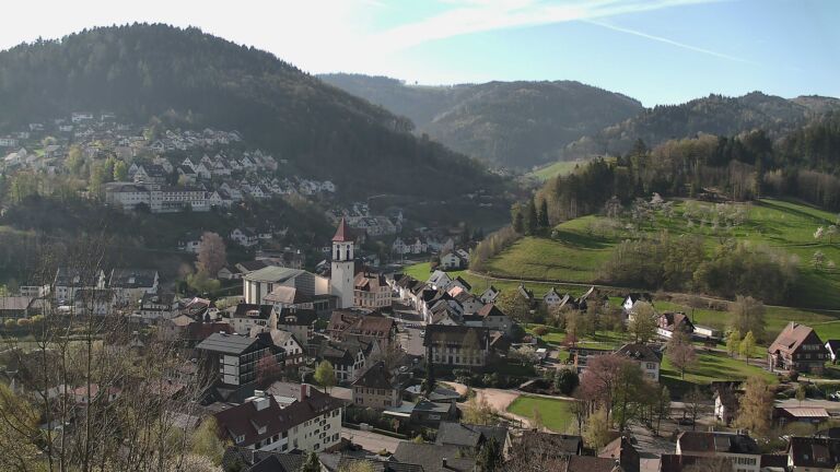 Dieses Bild zeigt eine Webcam-Aufnahme von Ottenhöfen, aufgenommen am Samstag, den 11.04.2026 um 09:30 Uhr