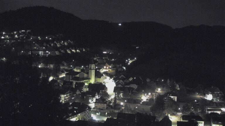 Dieses Bild zeigt eine Webcam-Aufnahme von Ottenhöfen, aufgenommen am Samstag, den 03.10.2026 um 06:10 Uhr
