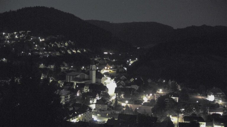 Dieses Bild zeigt eine Webcam-Aufnahme von Ottenhöfen, aufgenommen am Montag, den 03.08.2026 um 02:30 Uhr