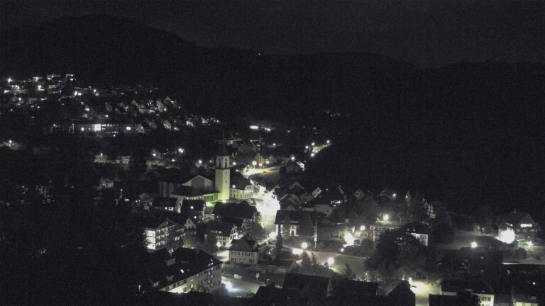 Dieses Bild zeigt eine Webcam-Aufnahme von Ottenhöfen, aufgenommen am Samstag, den 16.05.2026 um 22:30 Uhr