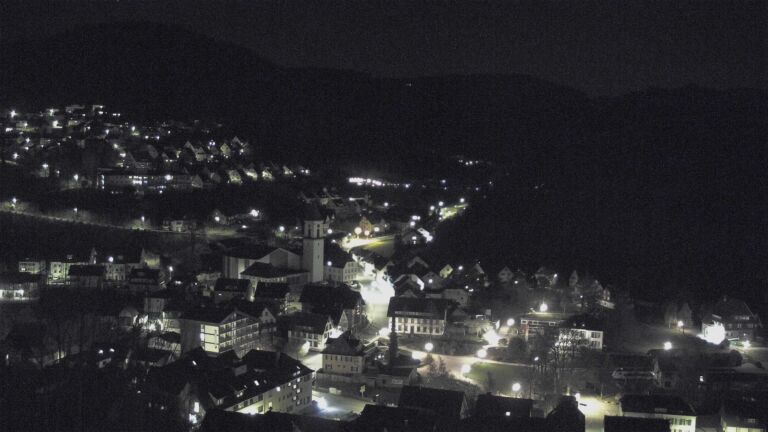 Dieses Bild zeigt eine Webcam-Aufnahme von Ottenhöfen, aufgenommen am Mittwoch, den 08.04.2026 um 23:00 Uhr