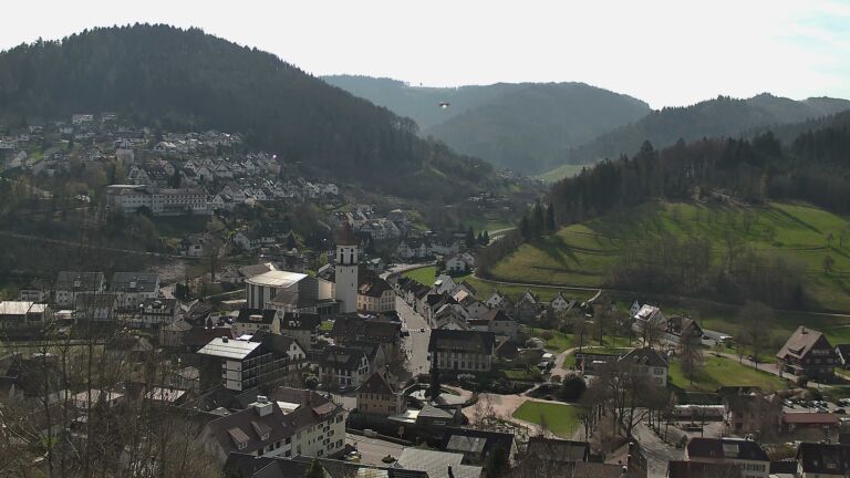 Dieses Bild zeigt eine Webcam-Aufnahme von Ottenhöfen, aufgenommen am Dienstag, den 24.03.2026 um 10:50 Uhr