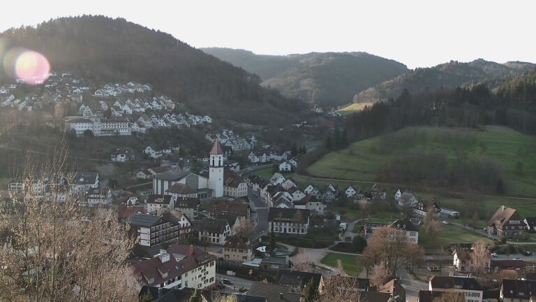 Dieses Bild zeigt eine Webcam-Aufnahme von Ottenhöfen, aufgenommen am Donnerstag, den 05.03.2026 um 08:10 Uhr