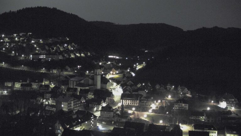 Dieses Bild zeigt eine Webcam-Aufnahme von Ottenhöfen, aufgenommen am Freitag, den 06.03.2026 um 00:00 Uhr