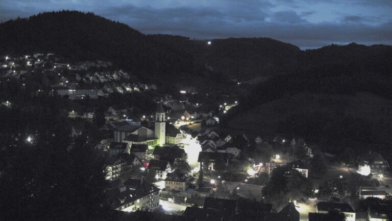 Dieses Bild zeigt eine Webcam-Aufnahme von Ottenhöfen, aufgenommen am Samstag, den 22.08.2026 um 05:40 Uhr