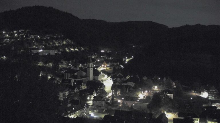 Dieses Bild zeigt eine Webcam-Aufnahme von Ottenhöfen, aufgenommen am Freitag, den 25.09.2026 um 03:30 Uhr