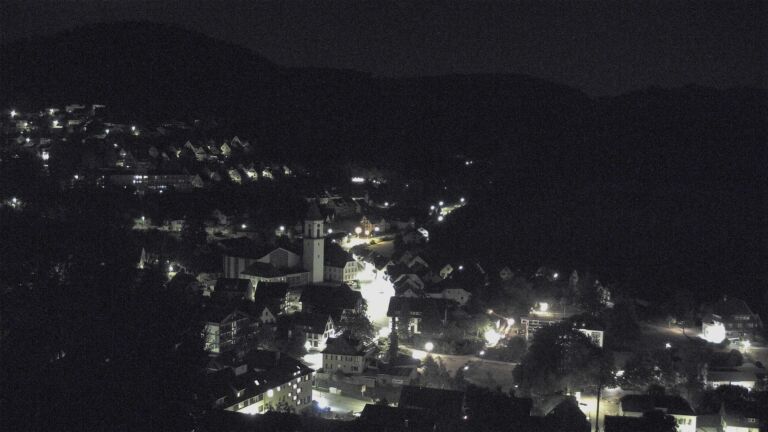 Dieses Bild zeigt eine Webcam-Aufnahme von Ottenhöfen, aufgenommen am Freitag, den 07.08.2026 um 03:00 Uhr