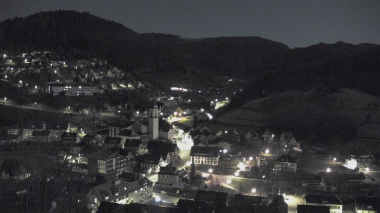 Dieses Bild zeigt eine Webcam-Aufnahme von Ottenhöfen, aufgenommen am Dienstag, den 03.03.2026 um 03:00 Uhr