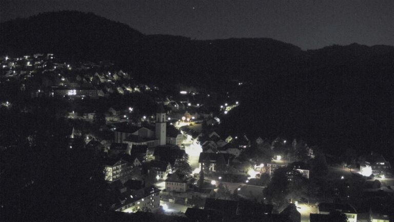 Dieses Bild zeigt eine Webcam-Aufnahme von Ottenhöfen, aufgenommen am Montag, den 21.09.2026 um 23:00 Uhr