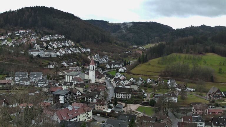 Dieses Bild zeigt eine Webcam-Aufnahme von Ottenhöfen, aufgenommen am Montag, den 23.02.2026 um 11:00 Uhr