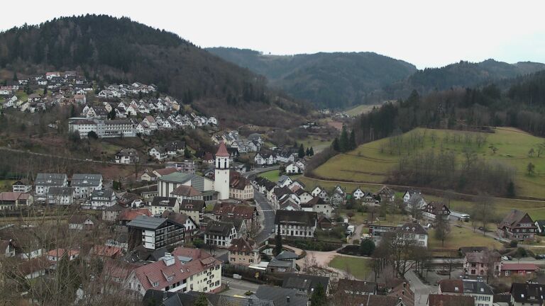 Dieses Bild zeigt eine Webcam-Aufnahme von Ottenhöfen, aufgenommen am Montag, den 09.02.2026 um 10:10 Uhr