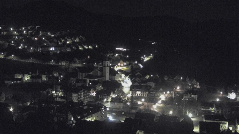 Dieses Bild zeigt eine Webcam-Aufnahme von Ottenhöfen, aufgenommen am Mittwoch, den 17.12.2025 um 01:30 Uhr