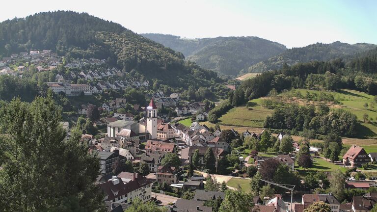 Dieses Bild zeigt eine Webcam-Aufnahme von Ottenhöfen, aufgenommen am Mittwoch, den 24.06.2026 um 09:40 Uhr