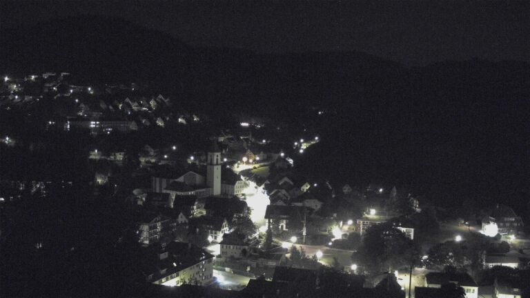 Dieses Bild zeigt eine Webcam-Aufnahme von Ottenhöfen, aufgenommen am Dienstag, den 23.06.2026 um 01:00 Uhr