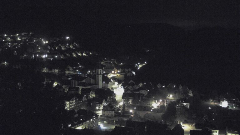 Dieses Bild zeigt eine Webcam-Aufnahme von Ottenhöfen, aufgenommen am Sonntag, den 11.10.2026 um 23:30 Uhr