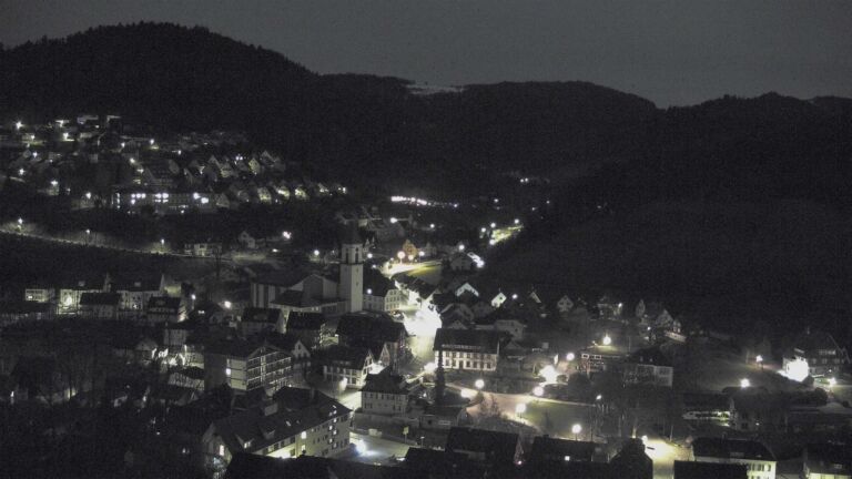 Dieses Bild zeigt eine Webcam-Aufnahme von Ottenhöfen, aufgenommen am Montag, den 30.03.2026 um 00:00 Uhr