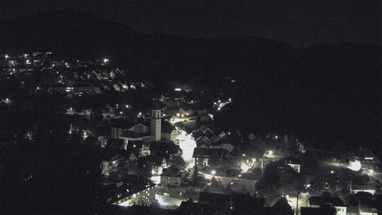 Dieses Bild zeigt eine Webcam-Aufnahme von Ottenhöfen, aufgenommen am Freitag, den 07.08.2026 um 00:00 Uhr