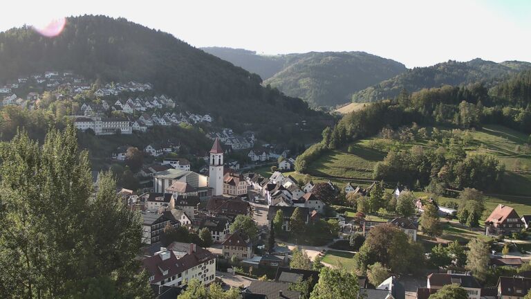 Dieses Bild zeigt eine Webcam-Aufnahme von Ottenhöfen, aufgenommen am Dienstag, den 22.09.2026 um 09:20 Uhr