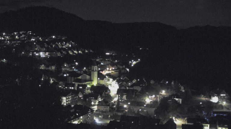 Dieses Bild zeigt eine Webcam-Aufnahme von Ottenhöfen, aufgenommen am Montag, den 31.08.2026 um 22:00 Uhr