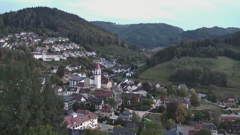 Dieses Bild zeigt eine Webcam-Aufnahme von Ottenhöfen, aufgenommen am Dienstag, den 29.09.2026 um 19:20 Uhr