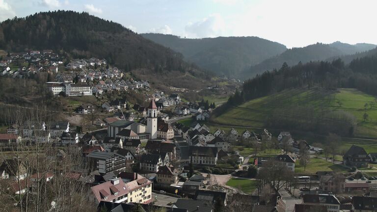 Dieses Bild zeigt eine Webcam-Aufnahme von Ottenhöfen, aufgenommen am Montag, den 09.03.2026 um 15:10 Uhr