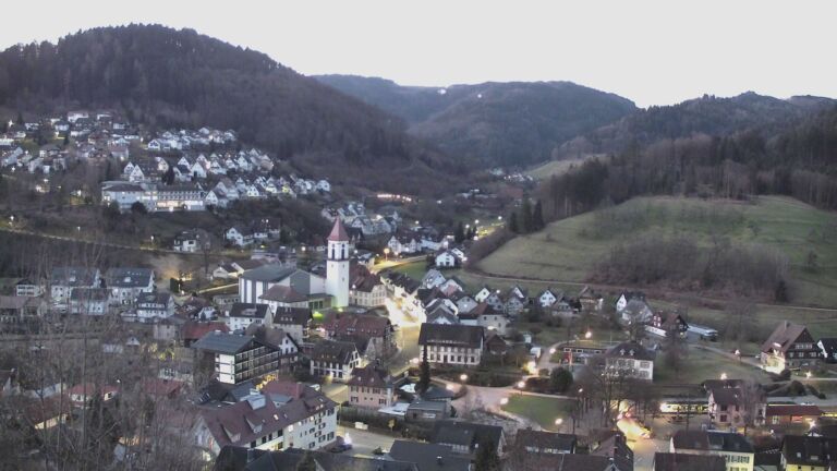 Dieses Bild zeigt eine Webcam-Aufnahme von Ottenhöfen, aufgenommen am Donnerstag, den 05.03.2026 um 06:30 Uhr