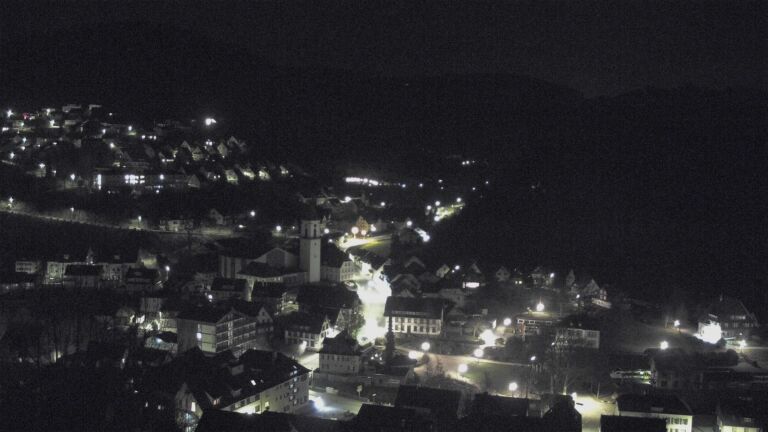 Dieses Bild zeigt eine Webcam-Aufnahme von Ottenhöfen, aufgenommen am Dienstag, den 10.03.2026 um 00:00 Uhr