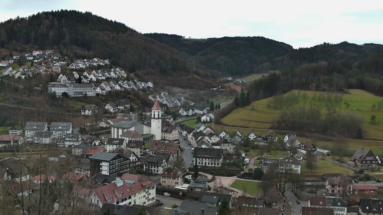 Dieses Bild zeigt eine Webcam-Aufnahme von Ottenhöfen, aufgenommen am Donnerstag, den 19.02.2026 um 09:20 Uhr