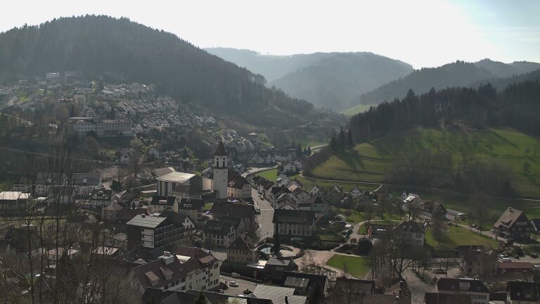 Dieses Bild zeigt eine Webcam-Aufnahme von Ottenhöfen, aufgenommen am Donnerstag, den 19.03.2026 um 11:10 Uhr