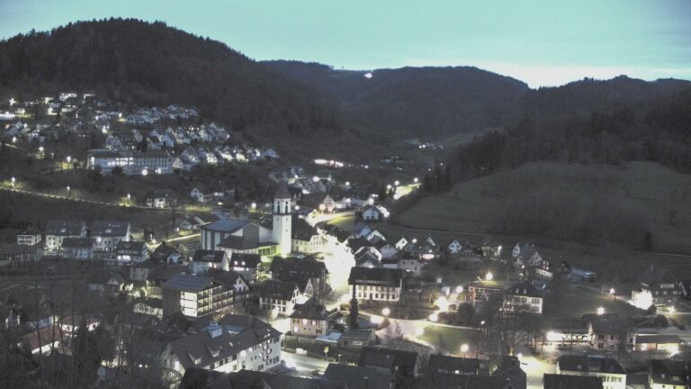 Dieses Bild zeigt eine Webcam-Aufnahme von Ottenhöfen, aufgenommen am Montag, den 16.03.2026 um 06:10 Uhr