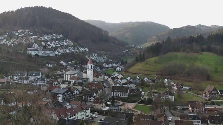 Dieses Bild zeigt eine Webcam-Aufnahme von Ottenhöfen, aufgenommen am Dienstag, den 10.03.2026 um 07:40 Uhr