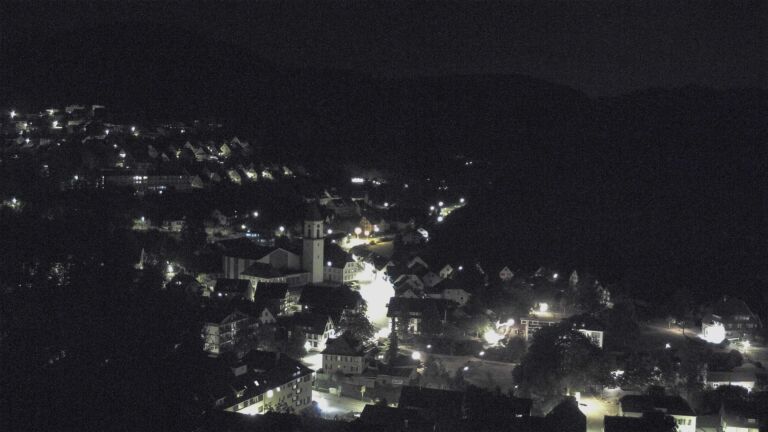 Dieses Bild zeigt eine Webcam-Aufnahme von Ottenhöfen, aufgenommen am Donnerstag, den 20.08.2026 um 00:00 Uhr