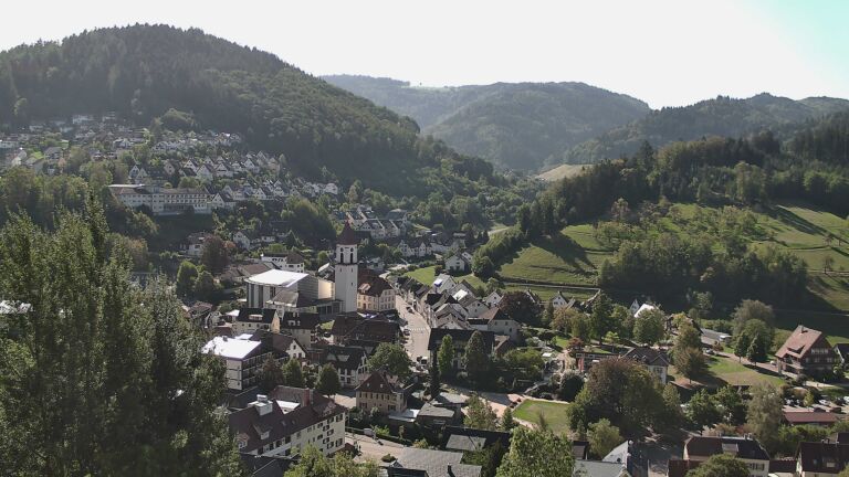 Dieses Bild zeigt eine Webcam-Aufnahme von Ottenhöfen, aufgenommen am Dienstag, den 22.09.2026 um 11:10 Uhr