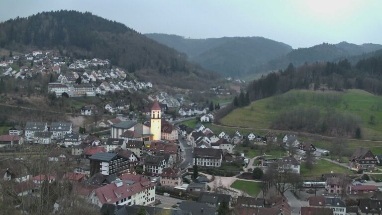Dieses Bild zeigt eine Webcam-Aufnahme von Ottenhöfen, aufgenommen am Samstag, den 21.03.2026 um 18:40 Uhr