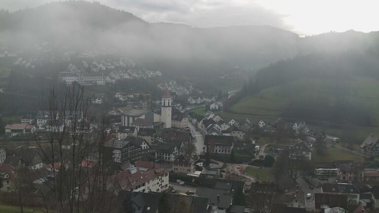 Dieses Bild zeigt eine Webcam-Aufnahme von Ottenhöfen, aufgenommen am Samstag, den 20.12.2025 um 10:40 Uhr