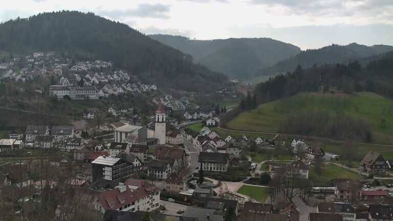 Dieses Bild zeigt eine Webcam-Aufnahme von Ottenhöfen, aufgenommen am Montag, den 23.03.2026 um 10:10 Uhr