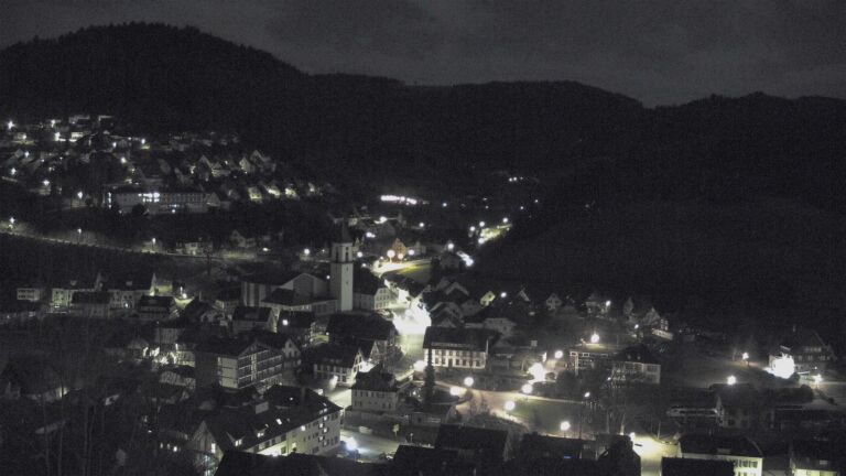 Dieses Bild zeigt eine Webcam-Aufnahme von Ottenhöfen, aufgenommen am Samstag, den 28.02.2026 um 02:00 Uhr
