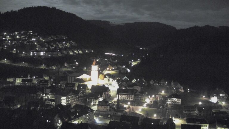 Dieses Bild zeigt eine Webcam-Aufnahme von Ottenhöfen, aufgenommen am Dienstag, den 31.03.2026 um 22:30 Uhr