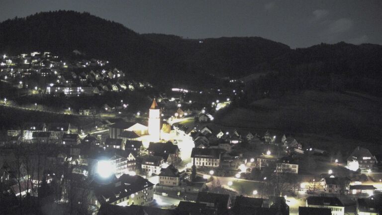 Dieses Bild zeigt eine Webcam-Aufnahme von Ottenhöfen, aufgenommen am Montag, den 02.03.2026 um 20:20 Uhr