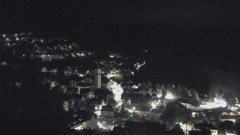 Dieses Bild zeigt eine Webcam-Aufnahme von Ottenhöfen, aufgenommen am Montag, den 27.07.2026 um 03:00 Uhr