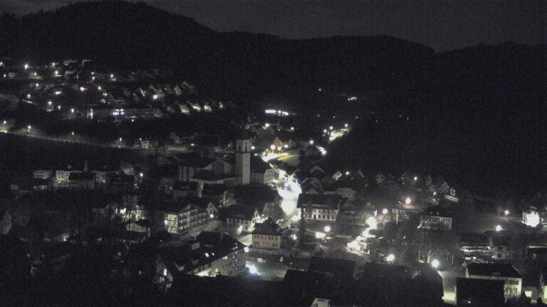 Dieses Bild zeigt eine Webcam-Aufnahme von Ottenhöfen, aufgenommen am Freitag, den 12.12.2025 um 03:30 Uhr