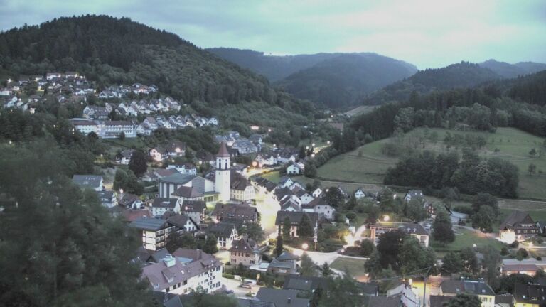 Dieses Bild zeigt eine Webcam-Aufnahme von Ottenhöfen, aufgenommen am Montag, den 29.06.2026 um 05:00 Uhr
